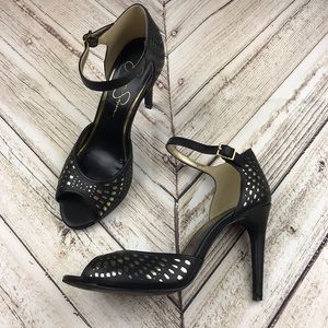Jessica Simpson JP-Rickee Cutout Peep Toe Heels